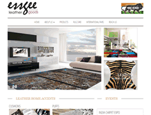 Tablet Screenshot of leathercarpets.in